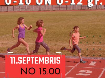 Ogres novada atklātais čempionāts vieglatlētikā U10 un U12 grupā