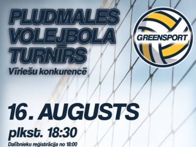 Pludmales volejbola turnīrs Vīriešu konkurencē