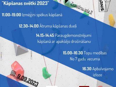 Kāpšanas sporta svētki Ogrē