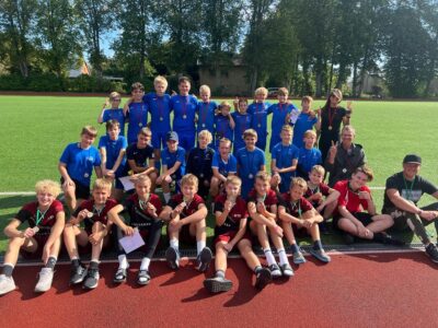 Futbola sacensības starp Ogres novada skolām