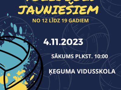 MIX volejbola turnīrs jauniešiem