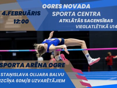 OGRES NOVADA SPORTA CENTRA ATKLĀTĀS SACENSĪBAS U14 GRUPAI UN OLIJARA BALVU IZCĪŅA