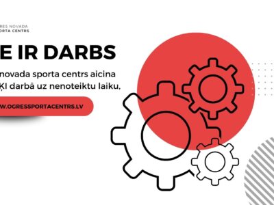 Ogres novada sporta centrs aicina darbā TEHNIĶI
