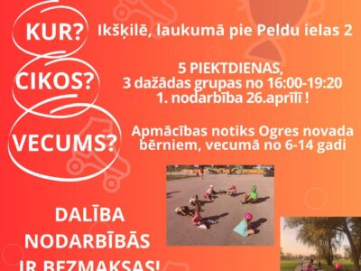 Bezmaksas Skrituļslidošanas apmācības Ikšķilē