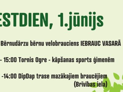 Ģimeņu diena Ogrē – 1. un 2. jūnijā