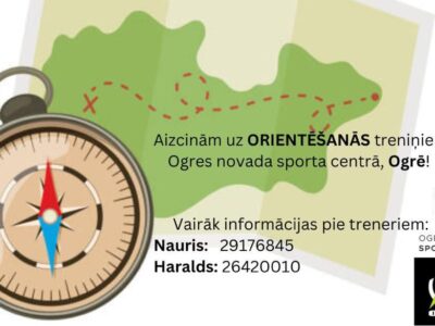 OK Ogre kopā ar Ogres novada sporta centru aicina iepazīt orientēšanās sportu tautas sacensībās “Reljefs”.