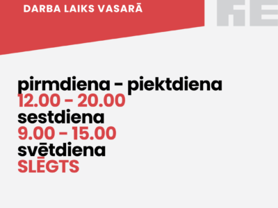 ONSC Skolas iela 12 darba laiks vasarā