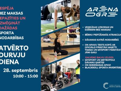Atvērto Durvju diena Sporta arēnā Ogre