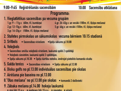 Gadkārtējie Madlienas pagasta svētki “Sporta svētki visām paaudzēm 2024”