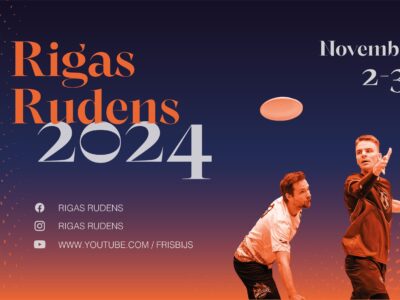 2.-3.novembrī Ogrē norisināsies Starptautiskais frisbija turnīrs “Rīgas Rudens 2024”